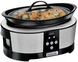 Crock Pot Crock-Puodas SCCPBPP605-050 5,7 litro lėta viryklė (chromuota)