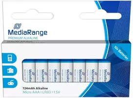 BATTERY ALKALINE AAA 1.5V/10PCS MRBAT102 MEDIARANGE