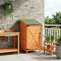 Sodo Sandėlys Ruda 59,5 x 56 x 113,5 cm Kietasis pušinis medis