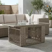 Sodo pakeliamas stalas Pilka 100 x 55 x 37 cm