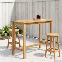 Baro stalas Natūrali 110 x 60 x 105 cm Kietasis teak