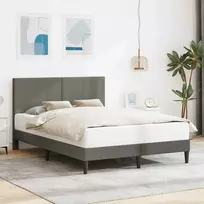 Lovos rėmas Šviesiai pilka 140 x 200 cm Kordūrinis audinys
