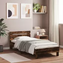 Lova Lovos Rėmas su Galvūgaliu Dūminio ąžuolo 80 x 200 cm
