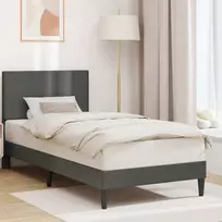 Lova Lovos rėmas Tamsiai pilka 90 x 190 cm Kordūrinis audinys