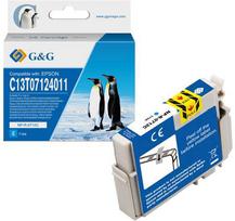 Suderinamas rašalas su „G&G Ink“, skirtas „Epson T0712“ / „C13T07124012“ (3545) spausdintuvams