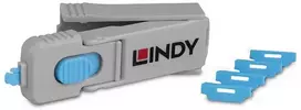 Priedas - LINDY HDMI Prievado Blokavimo Raktų Rinkinys (4 Vnt., ABS, Mėlyna)