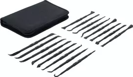 Bgs Technic Plastikinis grandiklis ir kabliukai / krapštukai tarpinėms | išmontavimo įrankių rinkinys | 16 vnt. (70919)