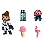 „Garett Charms Lumi Set 2“ – dekoratyvinių laikrodžių dirželių segtukų rinkinys