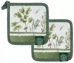 LA PORCELLANA BIANCA COLTIVIA 2 virtuvinių puodų laikiklių rinkinys - 17 cm
