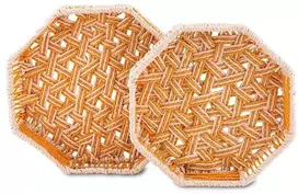 RITUALI DOMESTICI INCARTA Rinkinys 2 tace ośmiokątne oranžinė