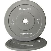 Guminis svorio diskas inSPORTline Bumper Plate Go 5 kg, 50 mm