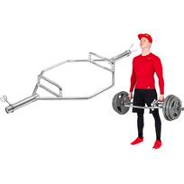 Šešiakampis olimpinis grifas inSPORTline Hexlif 140 cm / 50 mm - 21,8 kg, apkrova 200 kg, su užraktais