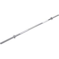 Tiesus sunkiosios atletikos grifas inSPORTline Welenorty 220 cm / 30 mm su srieginiais galais ir užraktais