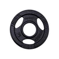 Ketaus olimpinis svorio diskas inSPORTline Hamerton, juodas, 1,25 kg, 50 mm