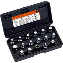 Raktų komp. alyvos nutekėjimui 3/8 "(17 vnt.) Bahco