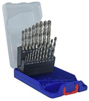 Grąžtų rinkinys metalui HSS (frezuotas) 19 vnt, Ø1-10mm 11452070015 TIVOLY