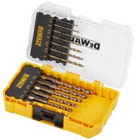 Dewalt metalinių grąžtų rinkinys DT70710-QZ, 13 cm, 1.5-7 mm, 13 vnt, HSS, srieginis, cilindrinis kotas, geležies oksido danga