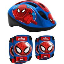 Vaikiškas šalmo ir apsaugų rinkinys Spiderman