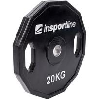 Guma dengtas svorio diskas inSPORTline Ruberton 20 kg
