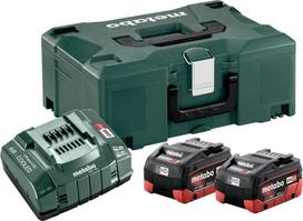 Pagrindinis baterijų rinkinys, 2 x 5,5 Ah LIHD + įkroviklis, 685077000, METABO