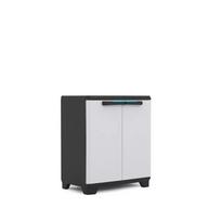 Keter Linear Base Cabinet spinta 29206642, 68x39x90cm, juoda/pilka/tamsiai mėlyna
