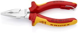 Plokščios replės smailiais galais 160mm VDE 1000V 0826145T KNIPEX