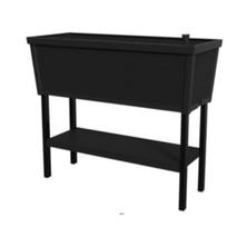Keter Alfresco Garden Bed gėlių vazonas, 29209689, 110L, 112x46x84cm, savaiminis laistymas, metalinės kojos, drenažo čiaupas