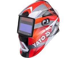 Yato YT-73921 suvirintojo šalmas, automatinis filtras, 99x56mm, 126x103x18mm, 4 jutikliai, 5-8/9-13 DIN, saulės baterija