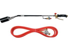 Yato Dujų degiklis su piezo uždegimu YT-36741, 65 kW, 0.25 MPa, 4640 g/h, 900 mm, 5 m žarna, 1 puodelis, 60 mm