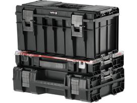 Yato įrankių dėžių rinkinys YT-09175, 3vnt., 421x450x323mm, PP, S12, su rankena, transportavimo laikiklis