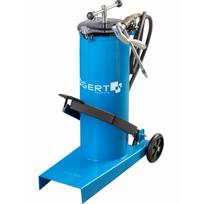 Hogert HT8G912 kojinis tepalo pistoletas, 6L, 3600 PSI/250 BAR, 3 cm³/ėjimas, M10x1, 1.8m žarna, 4-žandiklis mova, plieno bakas