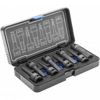 Hogert trinkelių smūginis antgalių rinkinys HT6R004, 1/2", CrMo, H6, H7, H8, H10, H12, H14, H17, H19, 8 vnt.
