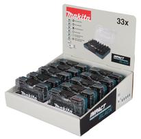 Antgalių rinkinys 33 vnt. EKRANAS (10 rinkinių) IMPACT BLACK E-12441-10 MAKITA