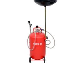 Yato YT-07191 pneumatinis alyvos ištraukiklis, 65l, 0.8MPa, 150l/min, 4 ratai, 135cm