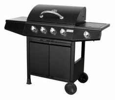 Dujinis grilis, su 4 degikliais; MG661 MASTERGRILL