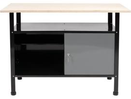 Vorel Darbo stalas 58450, 1160x600x830mm, 0.8-1mm, 2 raktai, fanera, milteliniu būdu padengtas plienas