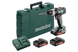 Akumuliatorinis smūginis gręžtuvas SB 18 L SET 18V (3x2,0Ah) 602317540 METABO