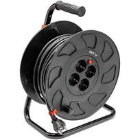 Gtv maitinimo kabelio prailgintuvas AE-SBEBEN-50, 50m, 4x schuko, 3x1.5mm², 3500W, 1000W, 50-60Hz, I klasė