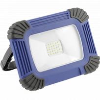 GTV LED prožektorius su akumuliatoriumi ONYX LD-OXCX20W-64, 20W, 1600lm, 6400K, USB 5V/1A, RA>80, IP54, 120°, mėlynas