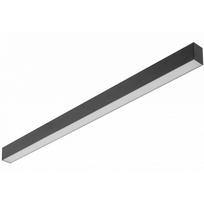 Gtv LED linijinis šviestuvas LUNA LD-LUN40WNB-00-A, 40 W, 3200 lm, 4000 K, IP20, 100°, 120 cm, juodas