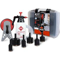 Karūninių grąžtų rinkinys plytelėms FORAGRES KIT; 50903 RUBI