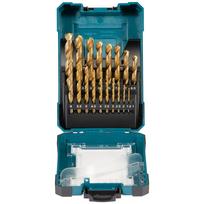 Metalo grąžtų komplektas HSS-TiN 19 vnt. 10 pakelių D-72229-10 MAKITA