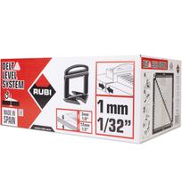 Plytelių tarpikliai DELTA CLIPS 1/32"; (1mm) 3-12mm Box-2400 vnt.; 2870 RUBI