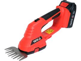 Akumuliatorinės žolės ir krūmų žirklės 18V, 1x2,0Ah YT-828355 YATO