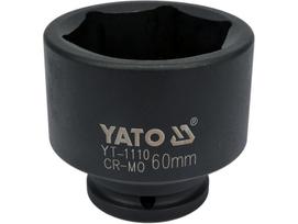 Yato smūginė muciņa 3/4'' YT-1110, 60 mm, 74 mm, CrMo SCM-440, fosfatizuota, šešiakampė, trumpa