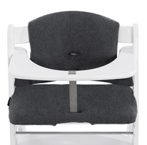 HAUCK maitinimo kėdutės paminkštinimas DELUXE, Jersey charcoal, 667033