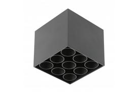 Paviršinis lubų šviestuvas ARTEMIDA, kvadratinis, juodas, 20W, 1920lm, 4000K LD-ATM20WCK-NB GTV