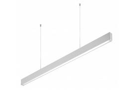 LED pakabinamas lubinis šviestuvas LIVIA, 40W, 3600lm, AC220-240V, 100°, RA>80, IP20, AL/PC, 4000K, 120cm, baltas, LD-LIV40WNB-10 GTV