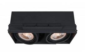 Lubinis šviestuvas Milo,4755,AC220-240V, 50/60 Hz, 2* GU10, ES111,IP 20, įleidžiamas, berėmė juoda
