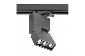 LED bėgių šviestuvas SIERRA,8W,720lm,AC220-240V,50/60Hz,PF>0.5,Ra≥80,IP20,IK08,4000K,48°,juodas